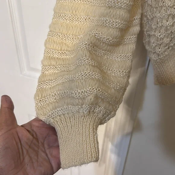 Vintage Burberryhand knit men’s cardigan